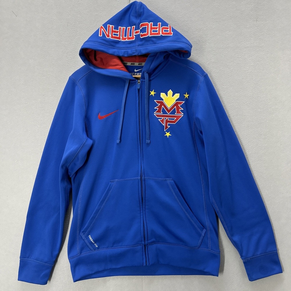 Manny Pacquiao Nike Therma-FIT Pac-Man Full Zip Hoodie Men Small Boxing Training